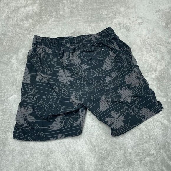 Hurley Mens Black Floral Swim Shorts 18” Outseam Medium a0319 - Picture 5 of 6